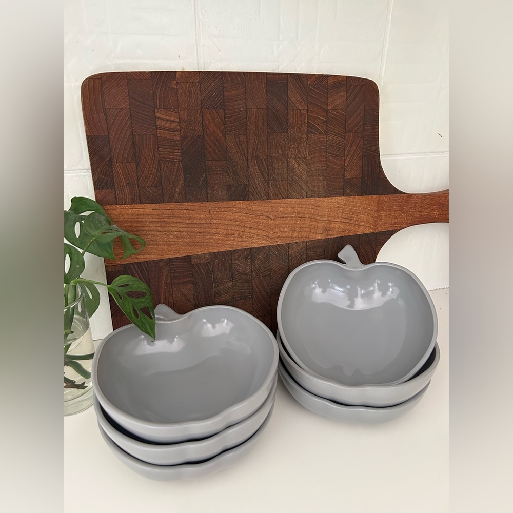 6 bols vintage Collection Orchard Ware de la compagnie Hazel-Atlas.